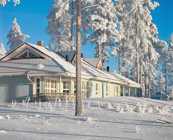 Katink apartment in winter, Finland Photo