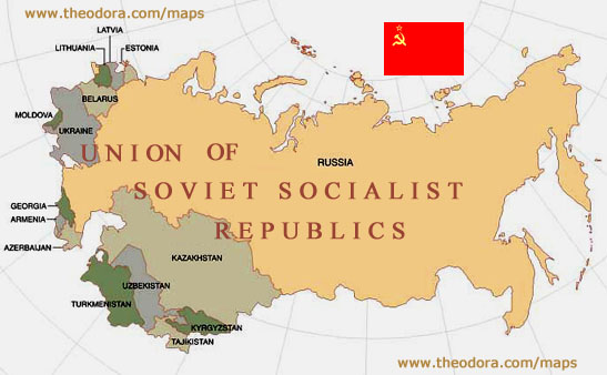 Soviet Union map