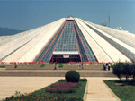 Brosen, the former mausoleum of Enver Hoxha, Tirana, Albania photo