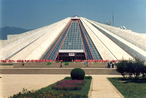 Brosen, the former mausoleum of Enver Hoxha, Tirana, Albania  Photo