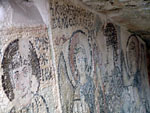 Mosaics in the amphetheater, dating from the 2nd Century AD, Dures, Albania photo