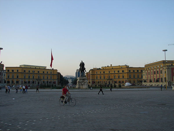 Scanderberg square, Tirana, Albania photo