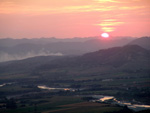 Sunset over the Dinaric Alps, Albania photo