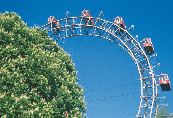 Giant ferris wheel Prater park, Vienna, Austria Photo