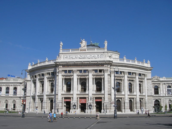 Imperial court theater (Burgtheater), Vienna, Austria Photo