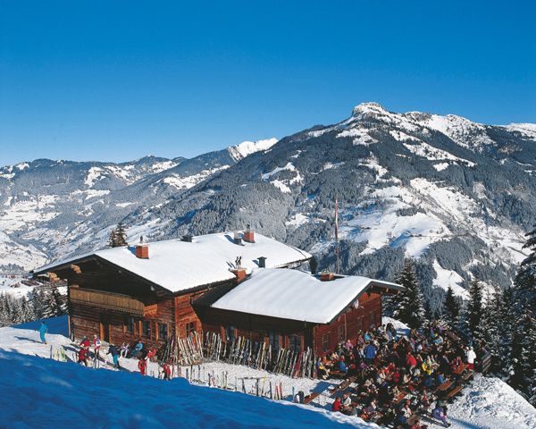 Skiing region near Grossarl Inn, Salzburger Land, Austria Photo