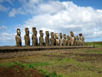 15-Moai Ahu, Rapa Nui National Park, Easter Island, a UNESCO world heritage site, Chile photo