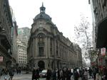 Bolsa de Comercio, the stock exchange in Santiago, Chile photo