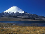 Chungara lake, Chile photo