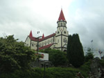 German style church, Puerto Varas, Chile photo
