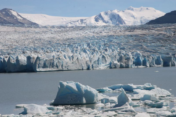 Grey Glacier, Torres del Paine National Park, Chile photo