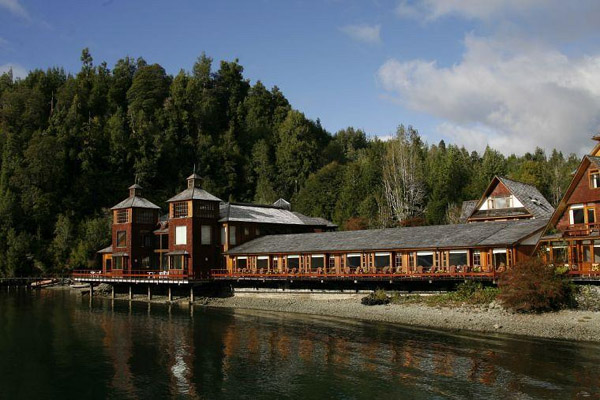 Hotel at Puyhuapi, Chile photo