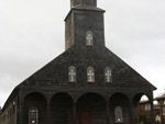 Old wooden church, Chiloe, Chile photo