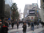 Paseo Ahumada pedestrian mall, Santiago, Chile photo