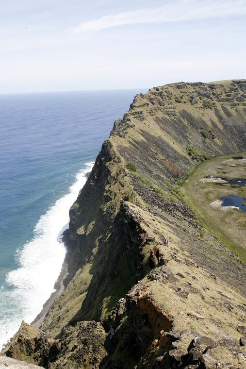 Rano Raraku volcano, Chile photo