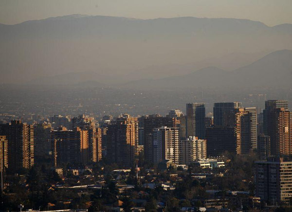 Santiago skyline, Chile photo