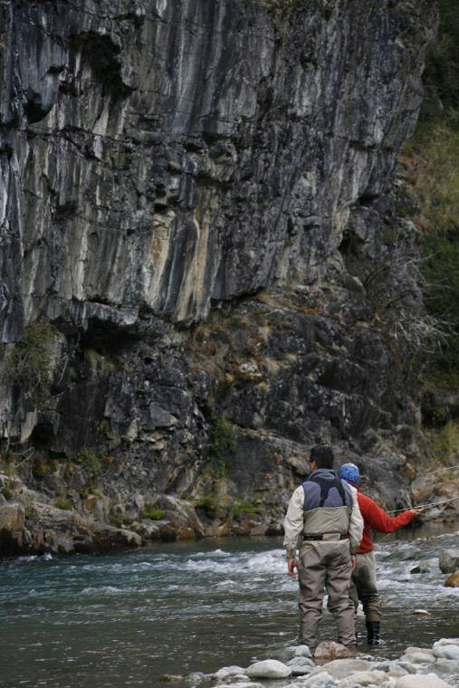 Sports fishing, Aisen, Chile photo