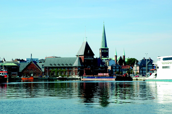 View of the Habour, East Jutland, Denmark photo