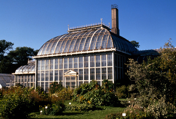 Conservatory in the botanical garden, Helsinki, Finland Photo