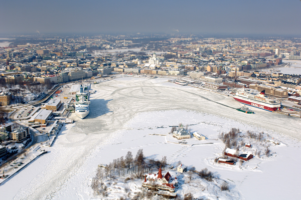 Helsinki in winter, Finland Photo