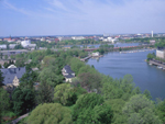 Panoramic view of Helsinki, Finland photo