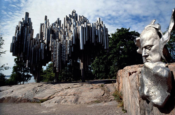 Sibelius monument by Eila Hiltunen, Helsinki, Finland Photo