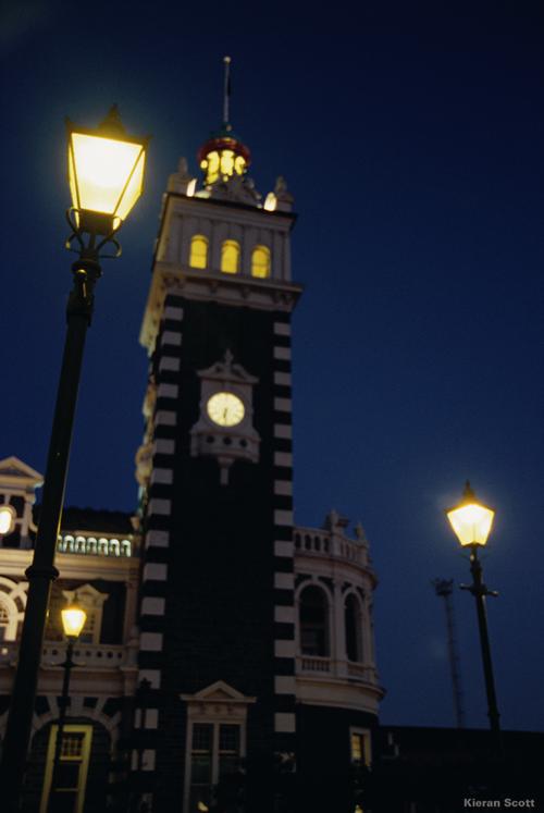 Dunedin railway station, New Zealand Photo