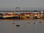 Casco Viejo and causeway, Panama City, Panama photo