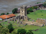 Ruins of a colonial cathedral, Panama photo