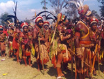Local cultural group, 2001 Goroka show, Papua New Guinea photo