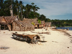 Avillage on Woodlark island, Trobriand Islands, Papua New Guinea photo