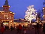 Christmas fair, Liseberg amusement park, Goteborg, Western Sweden, Sweden photo