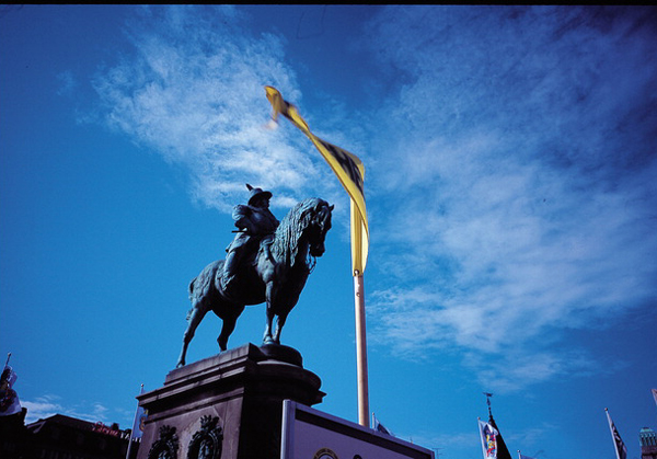 Karl X Gustav statue, Malmo, Skane, Sweden Photo