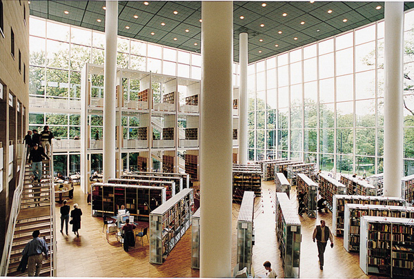 Interior of the pubic library, Malmo, Skane, Sweden Photo