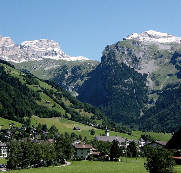 Engelberg valley, Switzerland photo.