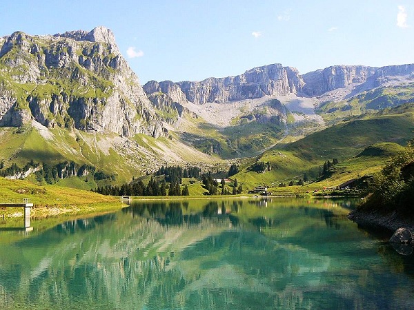 A lake near Muotathal, Schwyz, Switzerland photo.