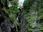Via Mala gorge near Thusis, Graubunden, Switzerland photo