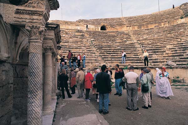 Ancient Greek theater, Denizli province, Turkey photo