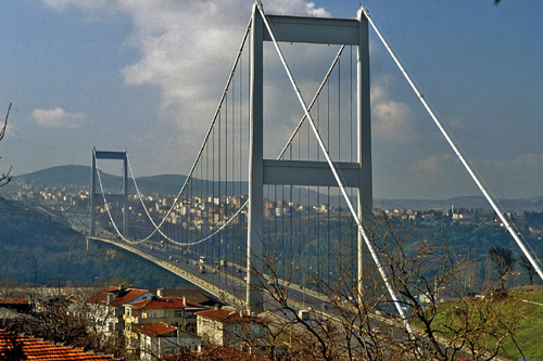 Bosporus bridge, Istanbul, Turkey photo