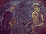 Byzantine fresco, Isa Bebek, Nigde province, Turkey photo