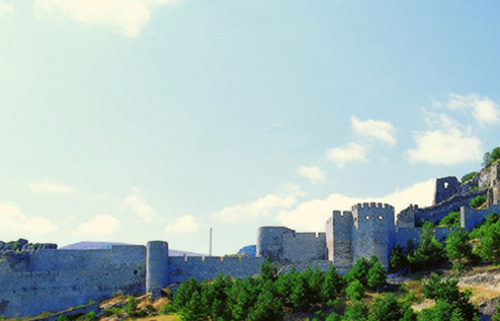Medievial castle, Amasya, Turkey photo