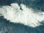 Mount Ararat, seen from space, Turkey photo