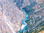 River canyon, Siirt province, Turkey photo