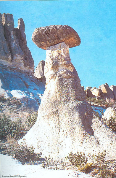 Rock formations, Afionkarahisar, Turkey photo