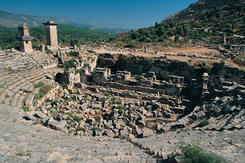 Roman theater, Antalya, Turkey photo