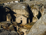 Sivisli Kilise, ancient rock cave church, Aksaray, Turkey photo