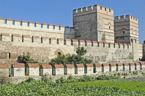 Theodosian walls, Istanbul, Turkey photo