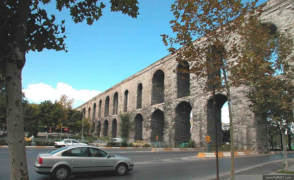 Valens aqueduct, Istanbul, Turkey photo