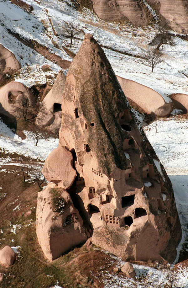 Volcanic cones, Cappadocia region, Turkey photo