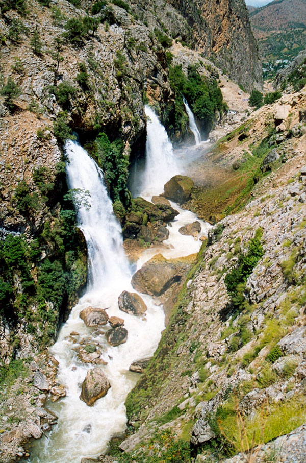 Waterfalls, Aladaglar, Kayseri province, Turkey photo